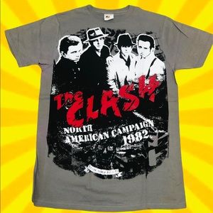The clash classic punk graphic Tshirt !